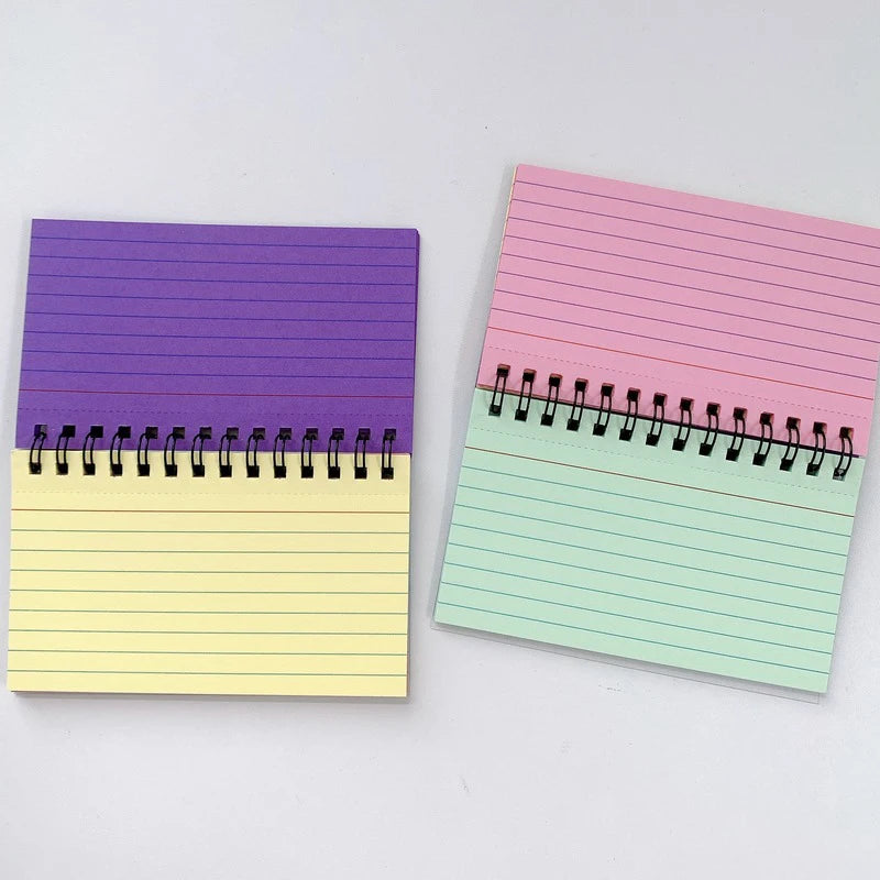 1 pcTearable Page Spiral Notebook – Practical Lined Journal Office & Home Stationery
