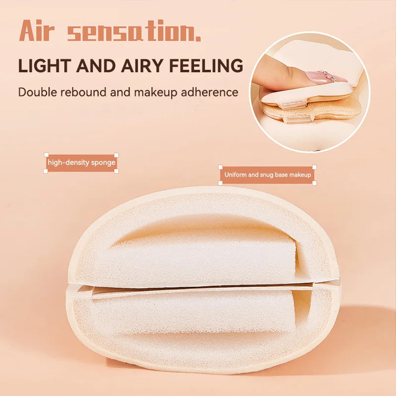 Soft Marshmallow Air Cushion Sponge Powder Puff Dry Wet Dual Use For Liquid Foundation Base Daily Cosmetic Makeup Tool
