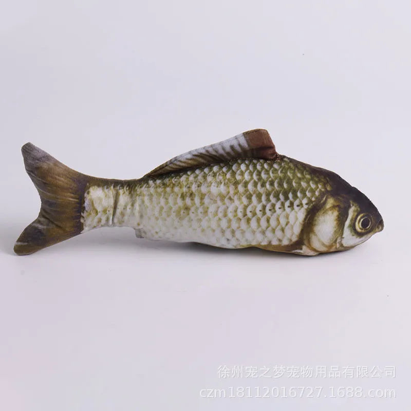 New simulation Fish Cat Toys Soft Plush Catnip Toy Interactive Cat Toys Gifts Funny 3D Fish Shape Doll Pet Supplies