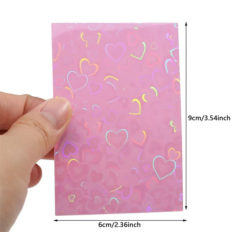 50Pcs Soft Clear Photocard Sleeves – Plastic Card Holder Protector Films, Protective Covers for Photo Cards, Trading Card Collecting