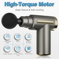 1pc Massage Gun, women toy ，Deep Tissue Muscle Handheld Percussion Massager For Body, Easy To Control,Back And Neck Pain, ,Ultra Compact Elegant Design, Powered By High Torque  men gifts