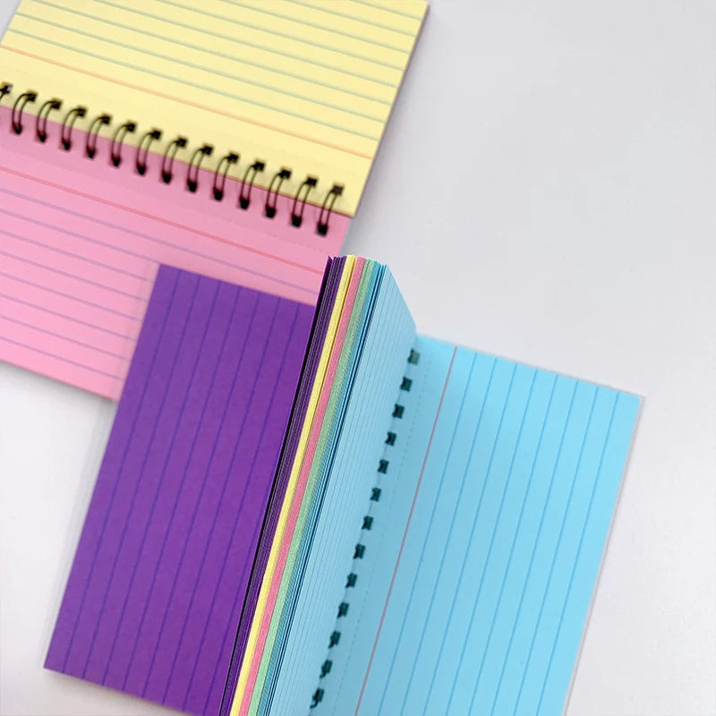 1 pcTearable Page Spiral Notebook – Practical Lined Journal Office & Home Stationery