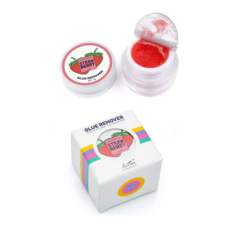 5g Fruit Flavour Eyelash Glue Remover Zero Stimulation Quick Removing Fragrancy Smell Cream Eyelash Extensions Makeup Tools