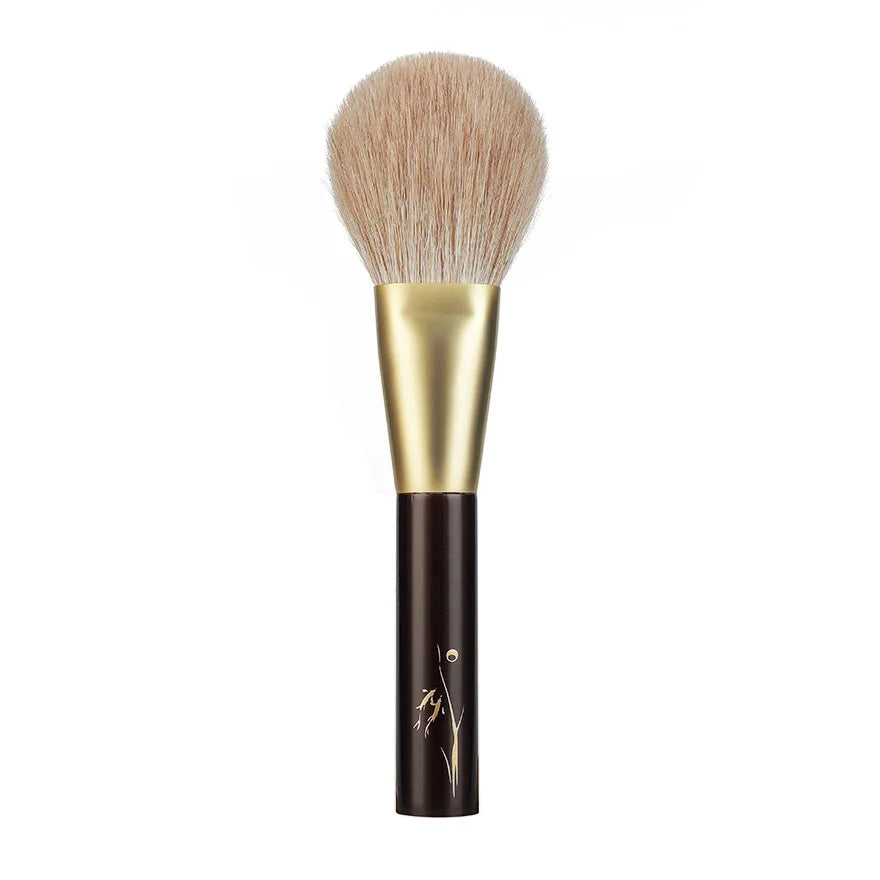 SD01 Professional Handmade Make Up Brush Flat Round Face Powder Brush Soft Goat Red Fox Hair Makeup Brushes