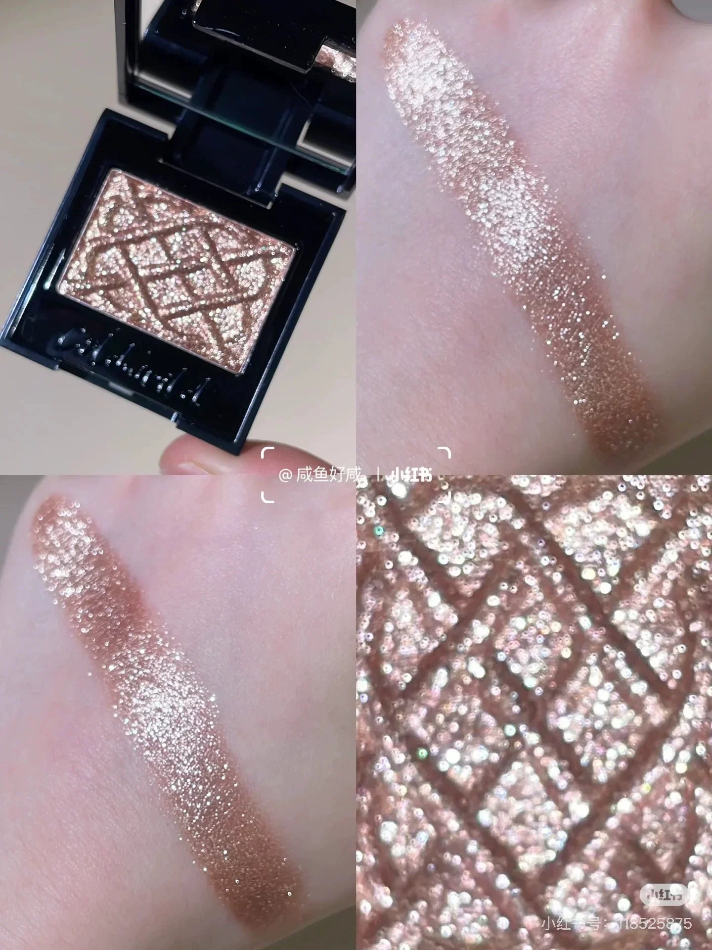 Coldnwild Monochrome Gradual Eye Shadow Chameleon Glitter Highly Pigmented Blue Purple High Concentration Optical Eye Makeup