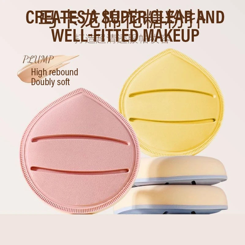 Super Thick Cotton Makeup Puff Soft Waterdrop Cosmetic Puff Air Cushion Wet Dry Dual Use Concealer Foundation Makeup Sponge Tool