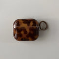 for Airpods Pro 3 Leopard Pattern Amber Tortoiseshell Case for Airpods 4 Wireless Bluetooth Charging Box for Airpods Pro 2 Cover