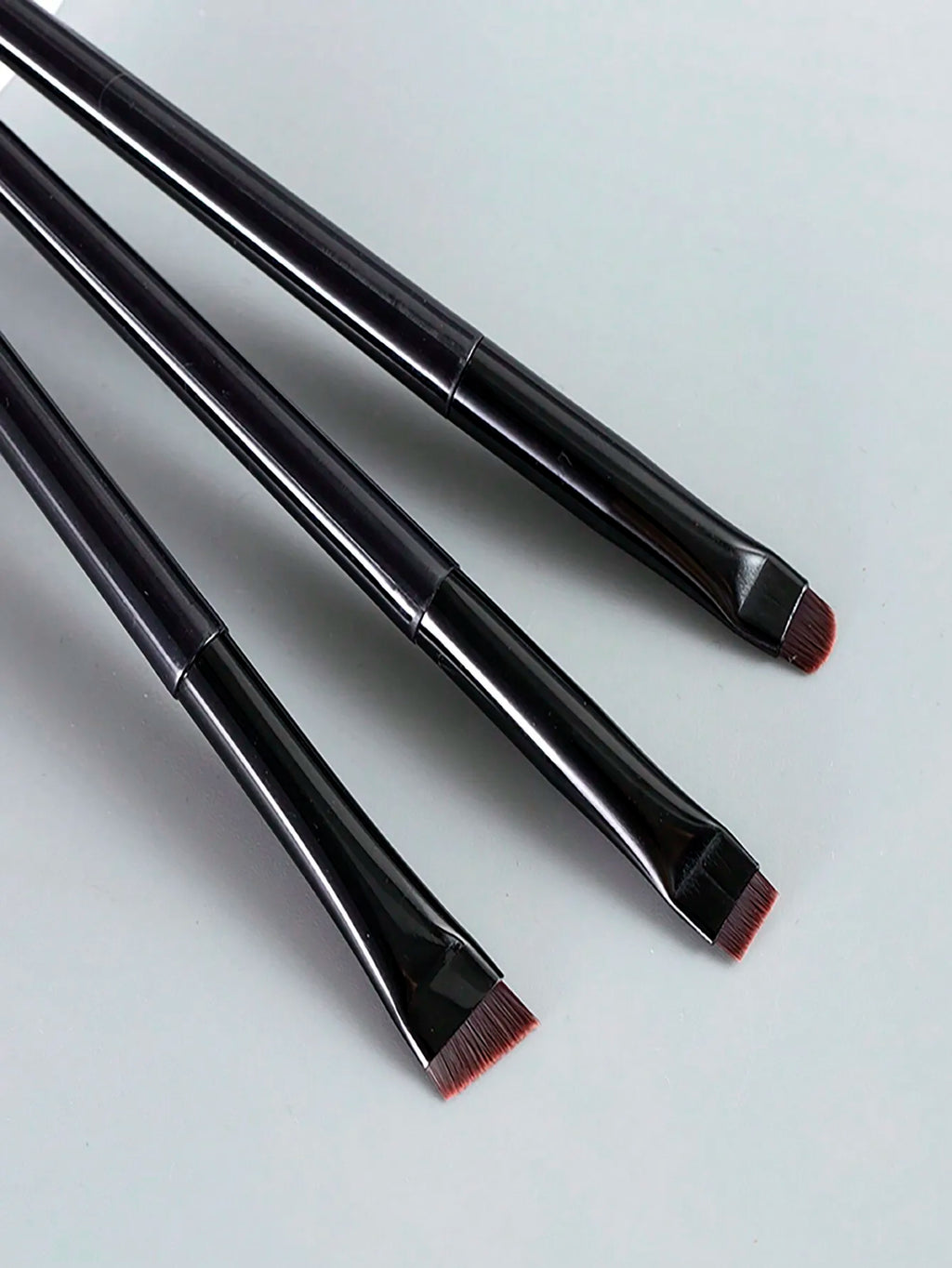 3pcs Makeup Brush Set, Including Angled Eyeliner Brush, Eyebrow Brush, And Ultra-Fine Eyeshadow Brush, Makeup Brush Set, Makeup Brush Kit, Makeup Brush Set, Full Makeup Brushes, Makeup Brush Set, Complete Makeup Tools, Makeup
