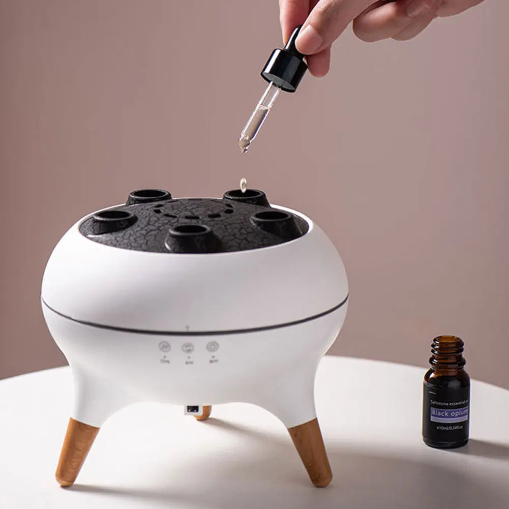 Dynamic Jellyfish Essential Oil Diffuser Remote Control Aromatherapy Diffuser with Colorful Night Lights Air Diffuser Humidifier