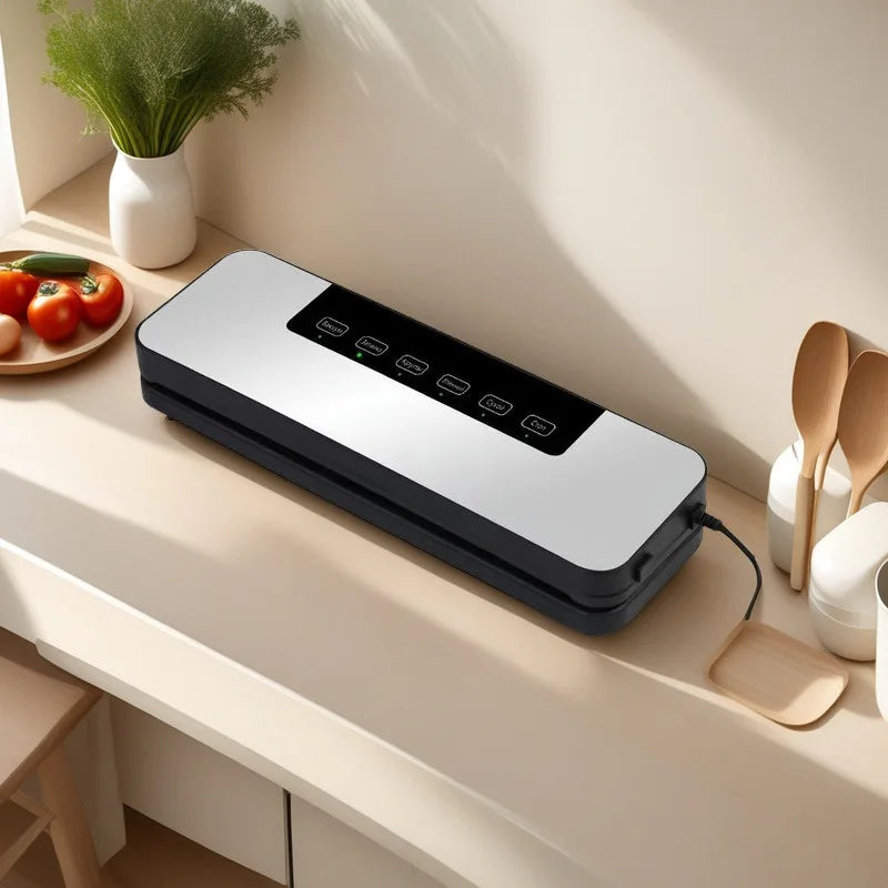 Food preservation machine, automatic vacuum sealing machine, dry and wet dual-use packaging machine, household vacuum sealing machine