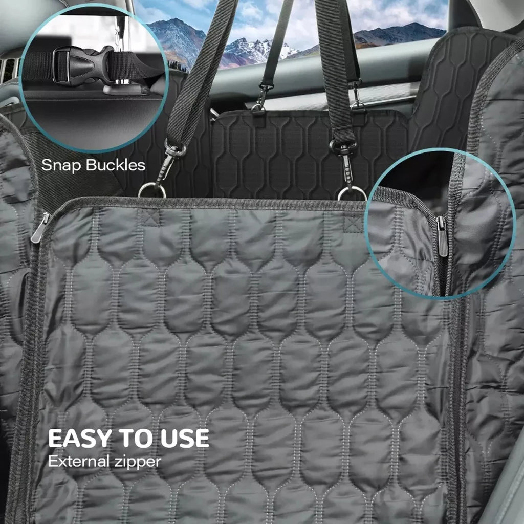 Car Dog Seat Cover for Back Seat Waterproof Auto Rear Pet Seat Protector Mat Nonslip Universal Safety Carrier For Outing Dogs