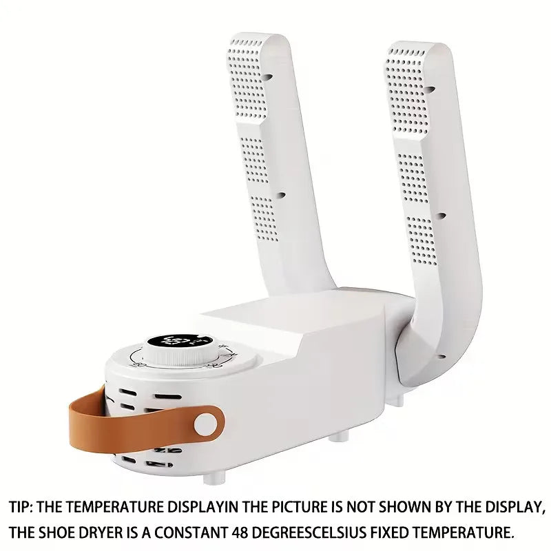 Portable Shoe Dryer: Fast, Quiet, and Efficient Drying with 110V Smart Timer and Auto Shut-off. Features a foldable design, suitable for work boots, gloves, hats, and socks. A must-have household item, perfect as a Thanksgivi