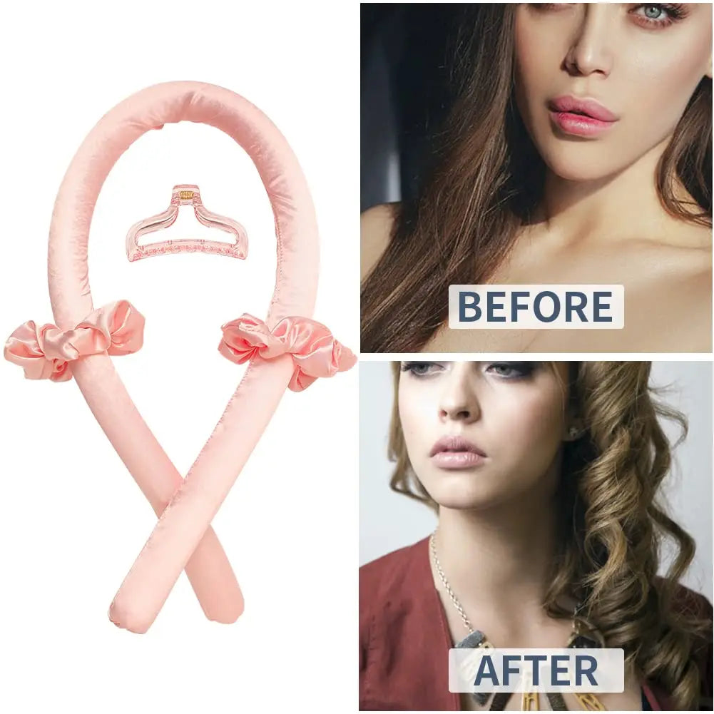 No Heat Foam Sleeping Curling Iron Big Wave Lazy Curl Styler for DIY Hair Dressing Tool - Efficient Hair Wave Styling