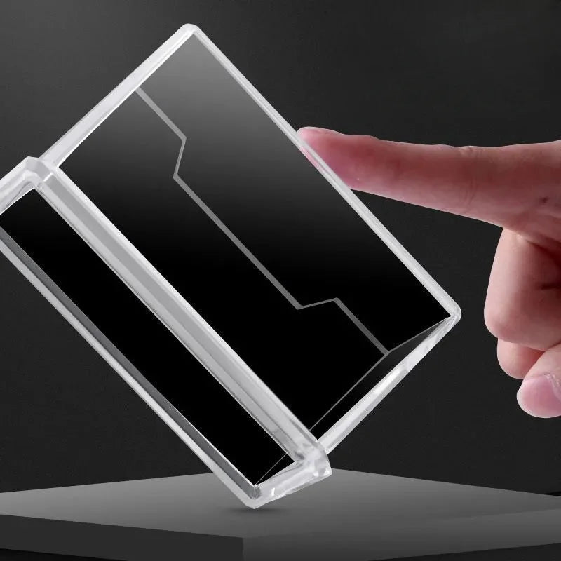 Business Card Stand Creative Transparent Acrylic Card Storage Box Business Large Capacity Card Box