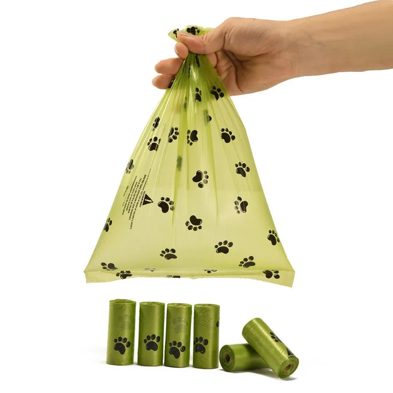 15 Pieces/roll 22*30 Cm Biodegradable Poop Dog Bags - Thickened Dog Waste Bags for On-the-Go Outdoor Cleanup