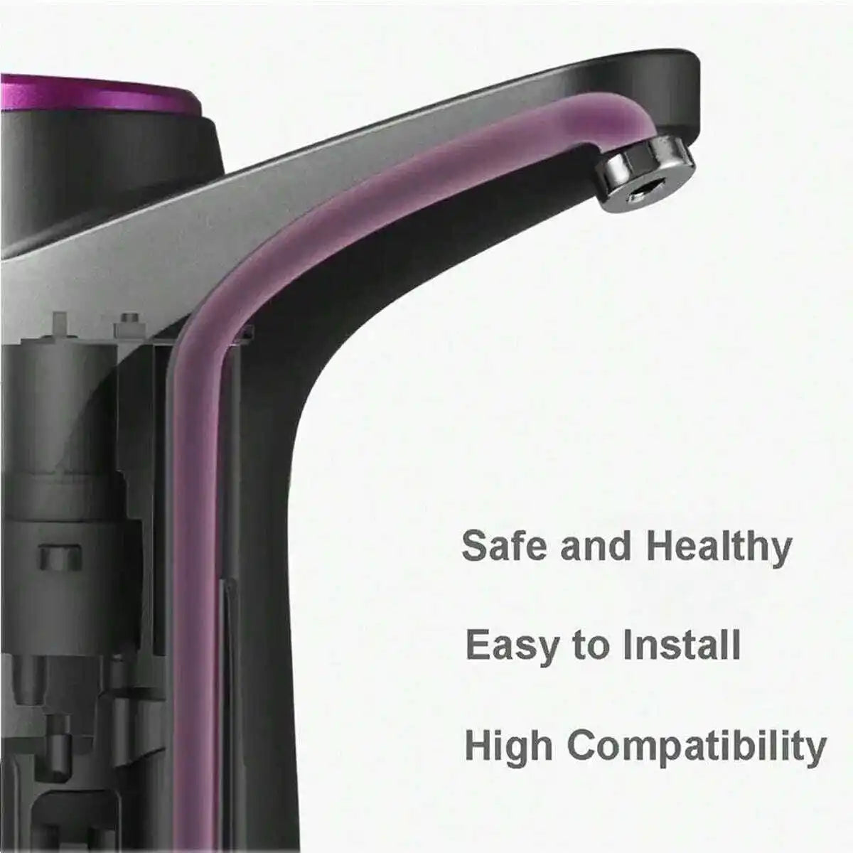 5 Gallon Water Dispenser: USB Rechargeable Kettle Pump-Portable, Automatic And Electric-For Home, Office And Outdoor Use.