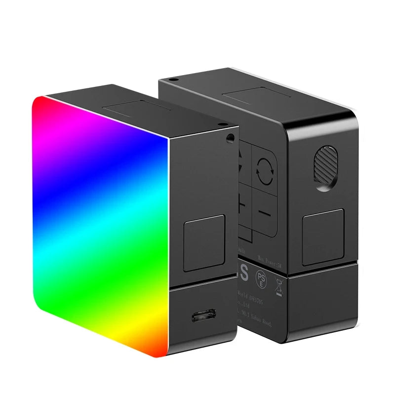 Ulanzi VL49 Full Color RGB LED Video Light 2500K-9000K 800LUX Magnetic Mini Fill 3 Cold Shoe 2000mAh Type-C Camera Light