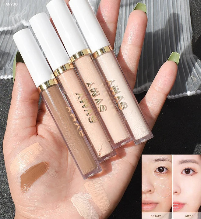 Liquid Foundation Cream Concealer High Coverage Waterproof Moisturizing Long Lasting Contour Cover Spots Dark Circles Cosmetics