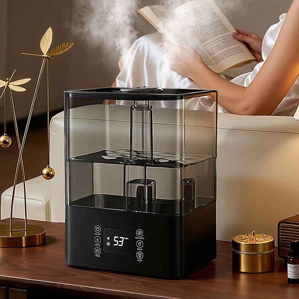6L Professional Large Capacity Household Silent Air Humidifier Plant Spray Aroma Diffuser Ultrasonic Water Mist Diffuser
