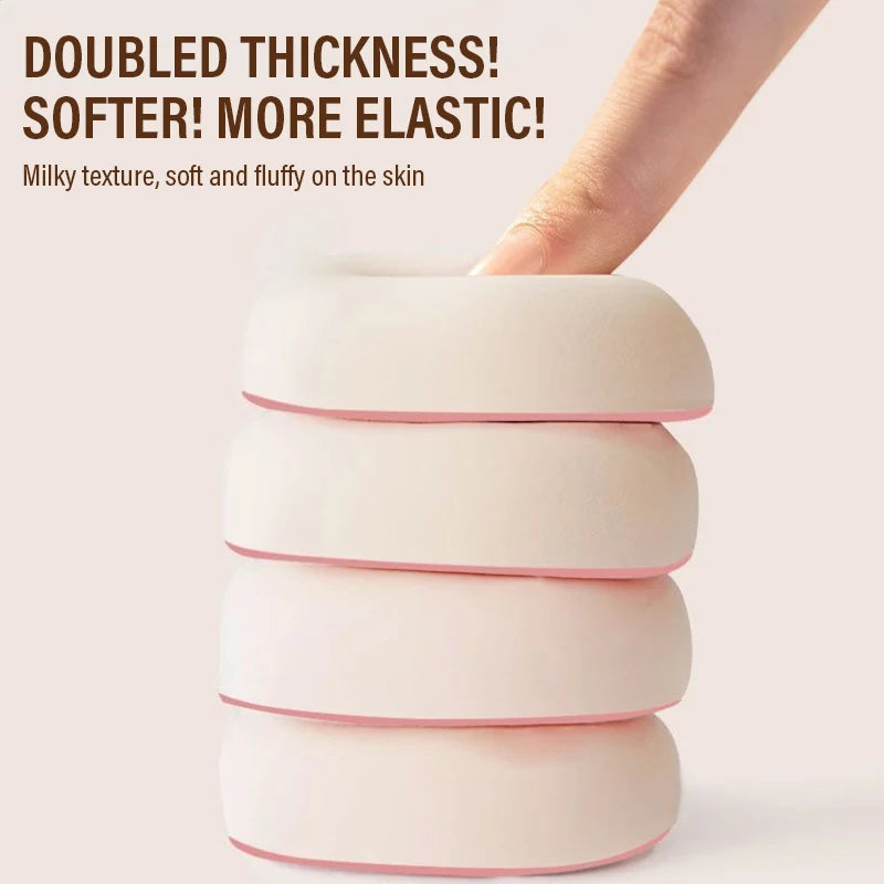 Super Thick Cotton Makeup Puff Soft Waterdrop Cosmetic Puff Air Cushion Wet Dry Dual Use Concealer Foundation Makeup Sponge Tool