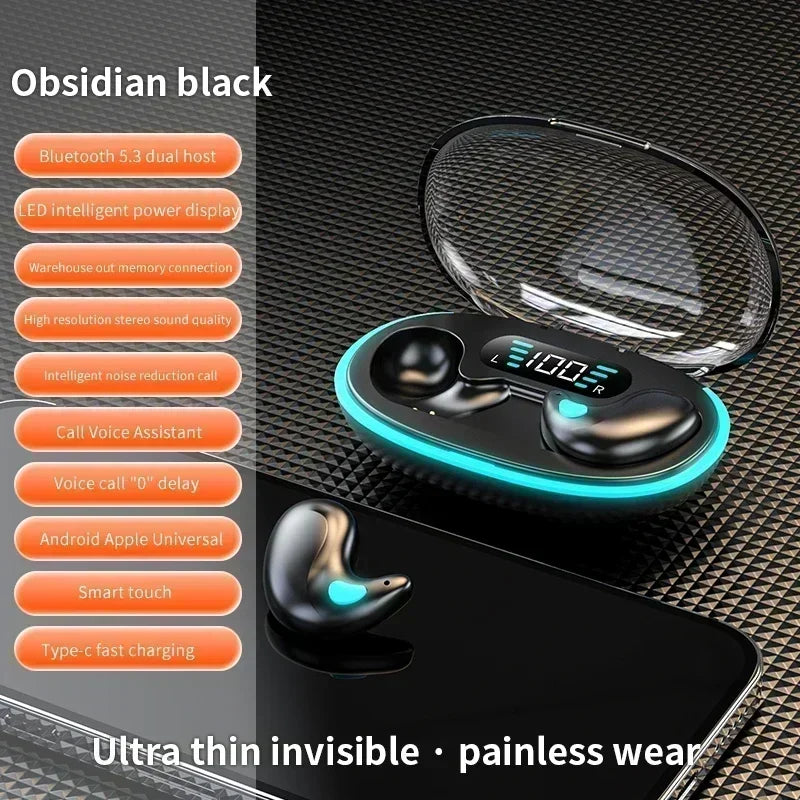TWS Earphones Wireless Earphones Headphones Noise Reduction Sport Game Sleep Bluetooth Earbuds for all smartphones