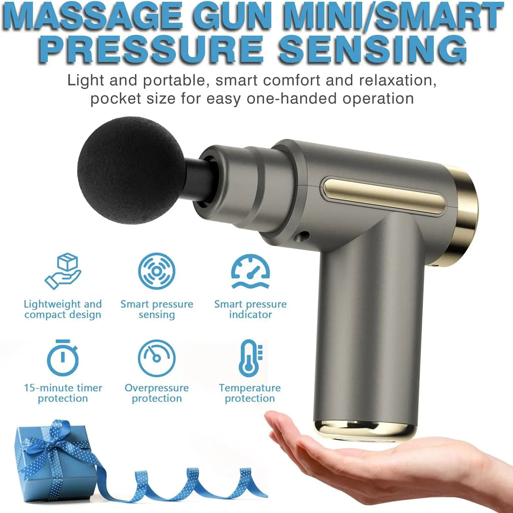 1pc Massage Gun, women toy ，Deep Tissue Muscle Handheld Percussion Massager For Body, Easy To Control,Back And Neck Pain, ,Ultra Compact Elegant Design, Powered By High Torque  men gifts
