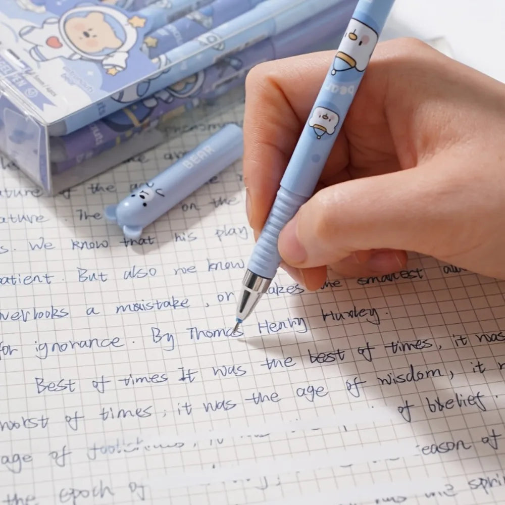 30Pcs Erasable Gel Pen Set 10 Pens 20 Refills 0.5mm Blue Ink with Eraser for School Office Writing Note Taking Gift