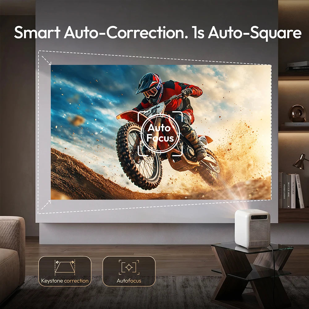 BYINTEK LOVE U4 Smart Mini Home Theater Projector 4K 1080P Video Android WIFI for Smartphone Cinema