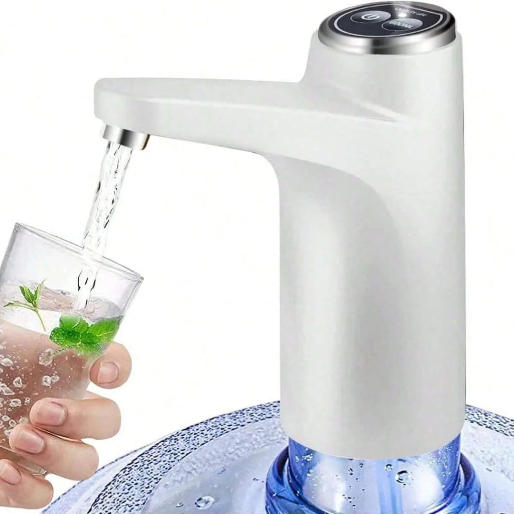 5 Gallon Water Dispenser: USB Rechargeable Kettle Pump-Portable, Automatic And Electric-For Home, Office And Outdoor Use.