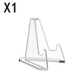 30-1PCS Triangular Card Display Stand Mini Acrylic Idol Photo Picture Holder Stands for Coin Sports Trading Cards Display Racks