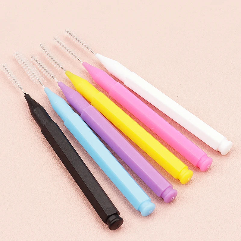 10/20 Pcs Eyebrow Brushes Mini Brow Lifting Brush Disposable Makeup Eyelash Tool Tooth Interdental Brush Lash Extension Supplies