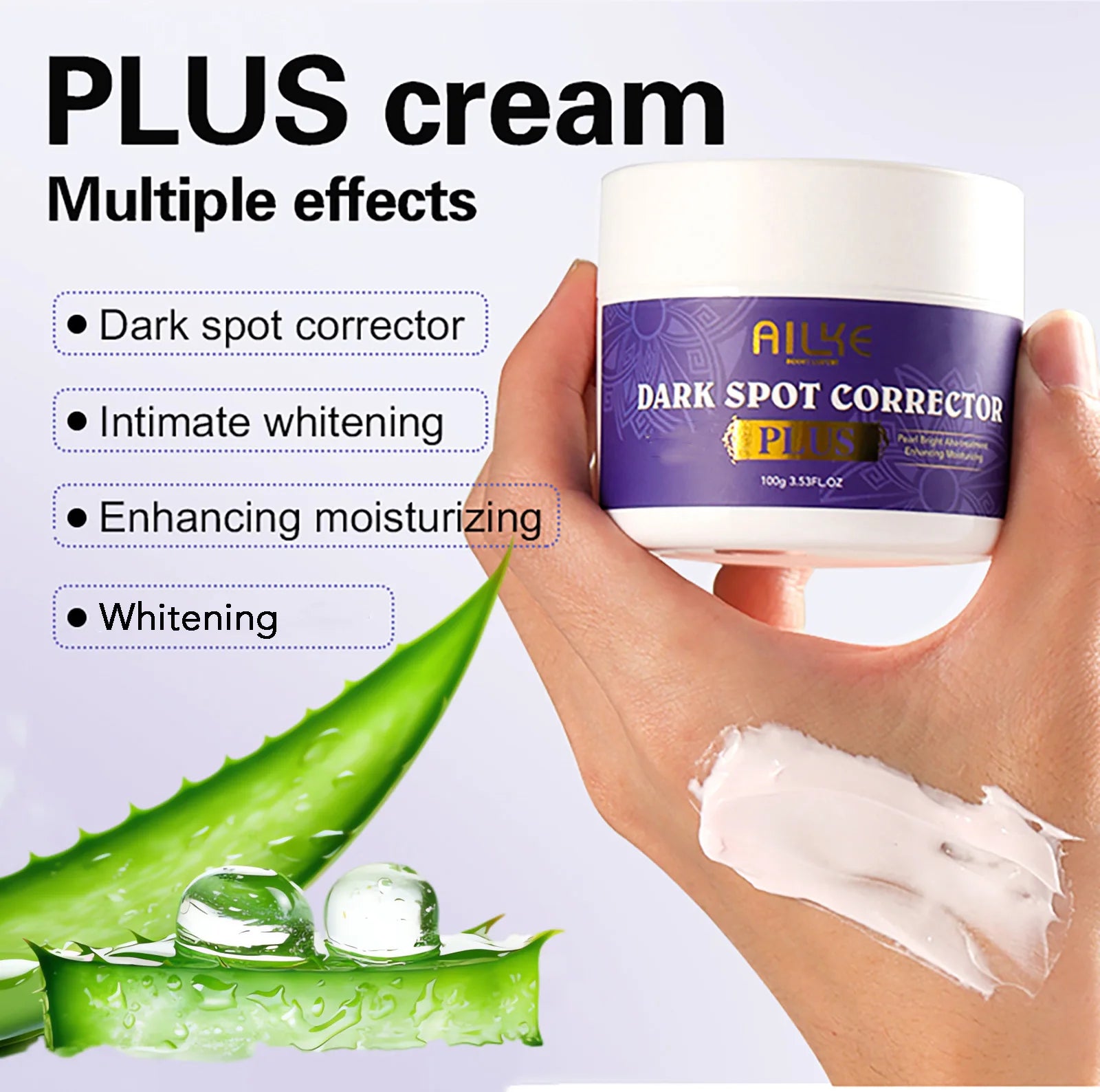 AILKE Double Glutathione PLUS Whitening Skin Care Set, Moisturizing, Reduce Dark Spots, Freckles, Melasma, Hyperpigmentation