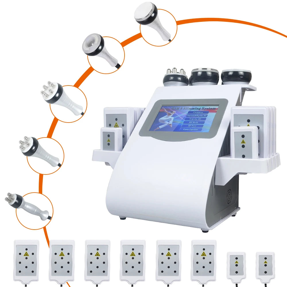 6-in-1 40K Ultrasonic Cavitation Body Sculpting Machine