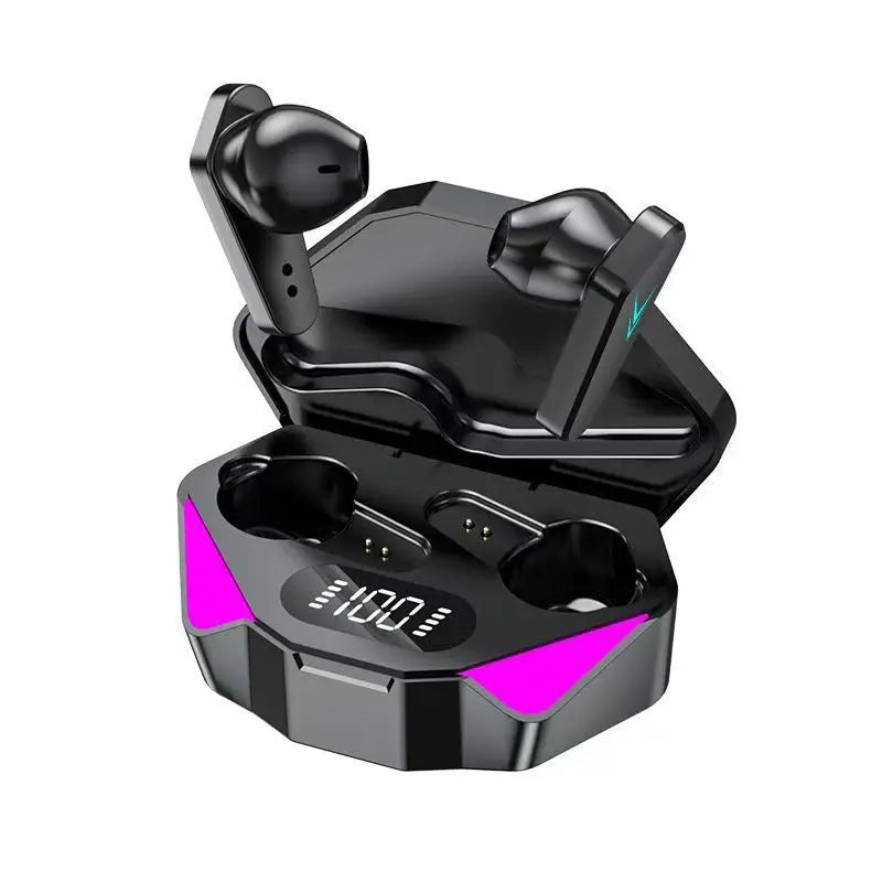 2026 New TWS Wireless Earphones with Bluetooth 5.49 Gaming Headset Sport Earbuds with LED Display Earhooks and Built-in Mic