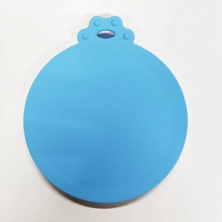 Food-grade silicone pet food lids, reusable, BPA-free, suitable for most cat and dog food tin sizes