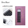 DeceMars 5D - W Shaped Eyelash Extension (12line/Tray)