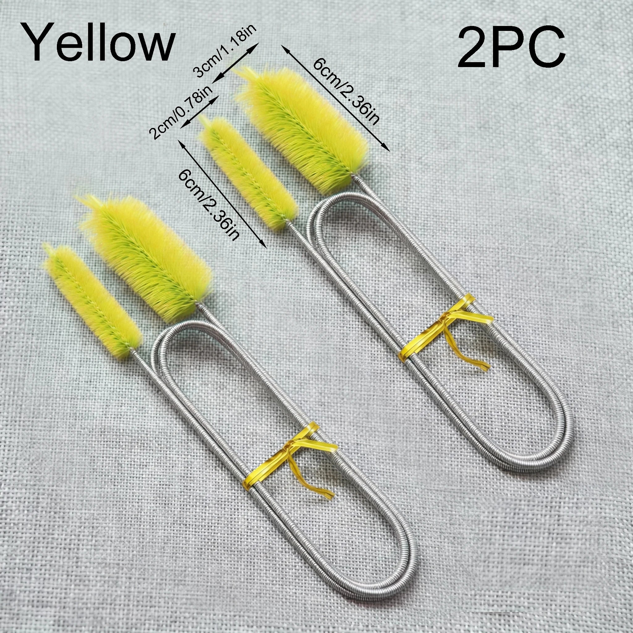 Aquarium Cleaning Brush for Water Filter Pump Lily Pipe Air Tube Hose Stainless Steel Fish Tank Brush Water Pump Accessories