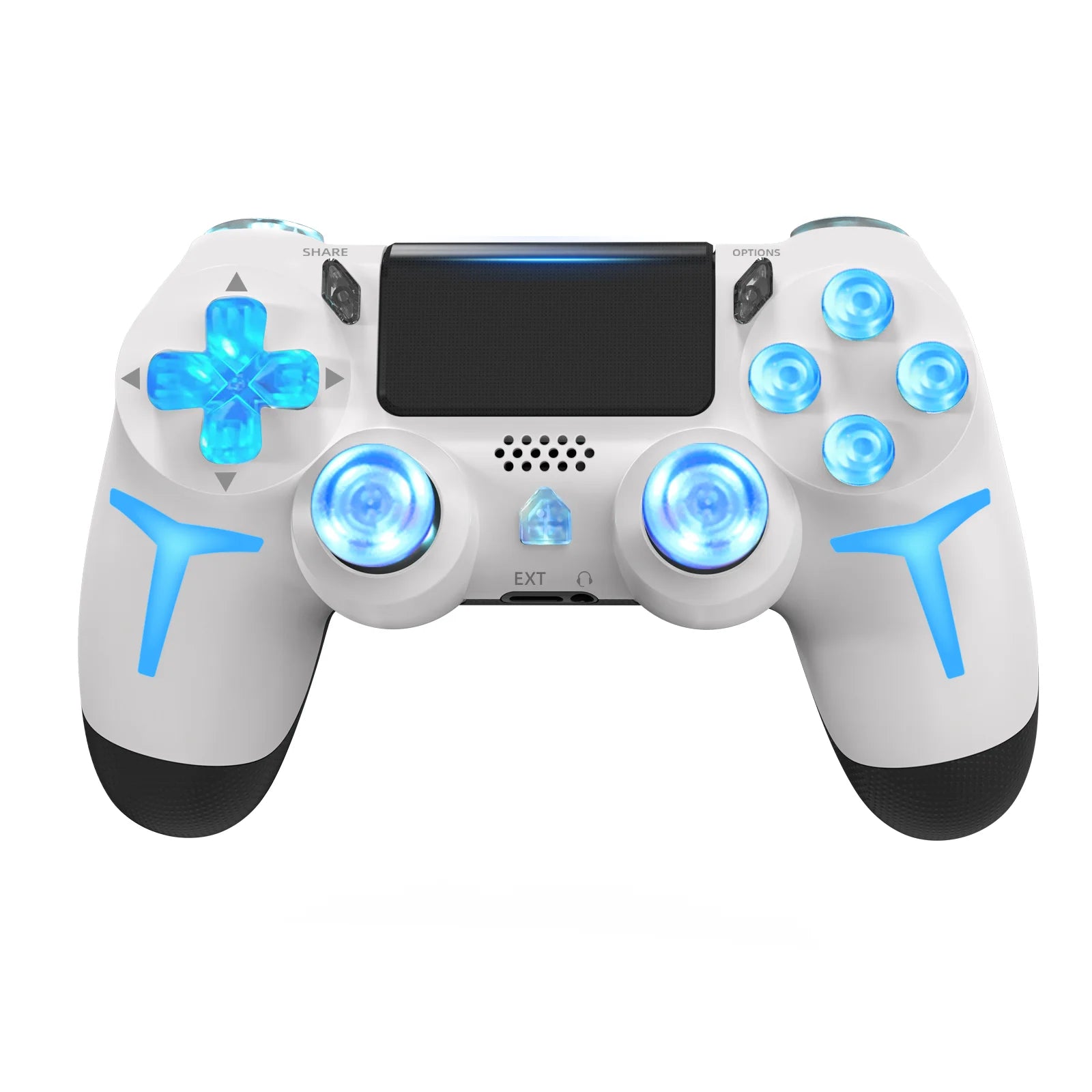 GAMINJA Wireless Gamepad Controller 6-Axis Gyro Dual Vibration Game Handle for PS4 PS3 PC Windows 10 8 7 Joystick Computer Game Accessories