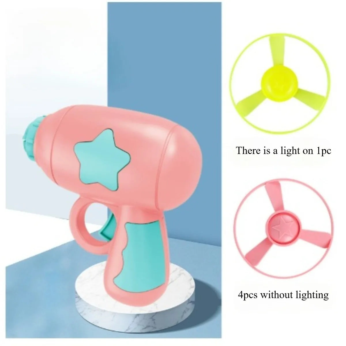 Funny Cat Toy Interactive Launch Pet Training Toy for Kitten Mini Flying Disc Shooting Gun Chasing Games Cat Toys Pet Supplies