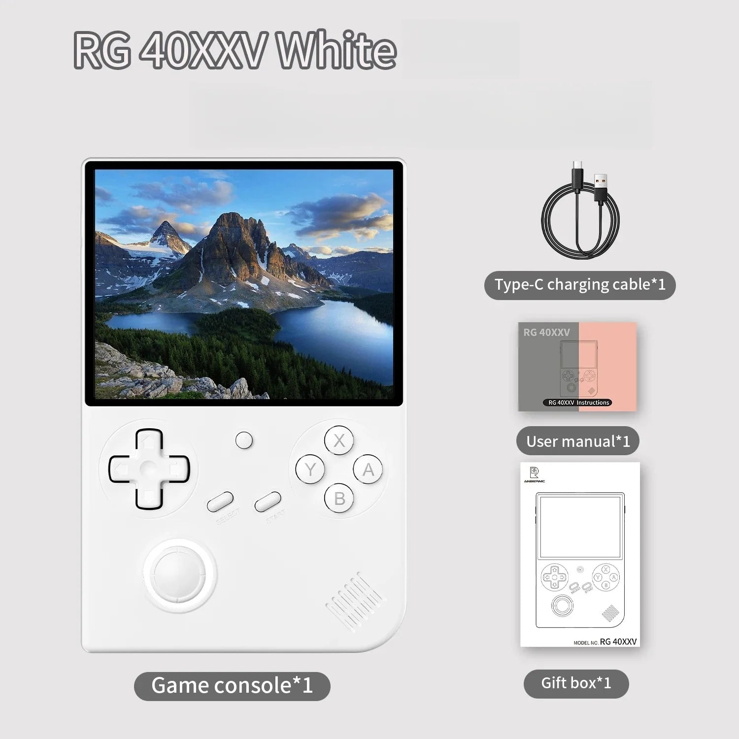 ANBERNIC RG 40XX V Retro Handheld Game Console 4.0-inch IPS Screen Linux 5G WIFI RG40XXV Video Player 256G 300+ PSP Games Gift