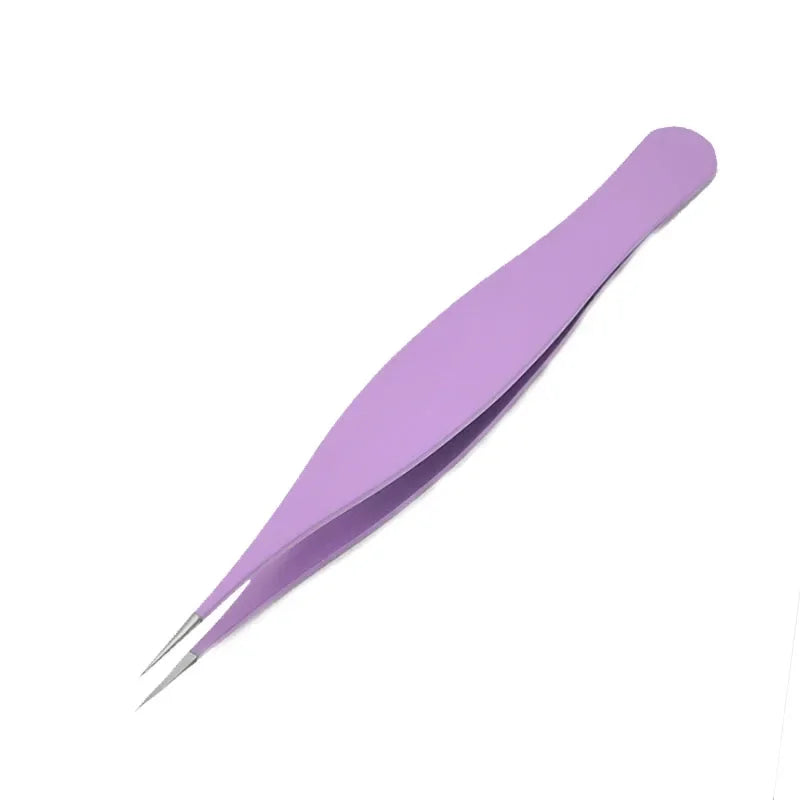 New Super Pointed Acne Clip Acne Needle Grafting Eyelash Clip Blackhead Clip Fake Eyelash Tweezers Feauty Tool  Lash Tweezers