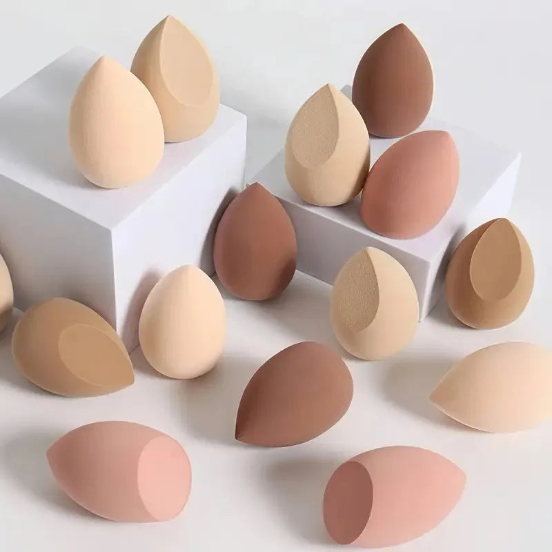 3-Pack Brown Makeup Sponges - Holiday SFX & Party Glam Essential for Costume & Evening Looks brochas maquillaje