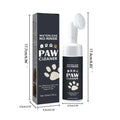 Dog Feet Cleaning Foam Pet Feet Cleaner Foam Waterless Shampoo Paw Cleaner For Cats Pets Dry Shampoo With Silicone Brush