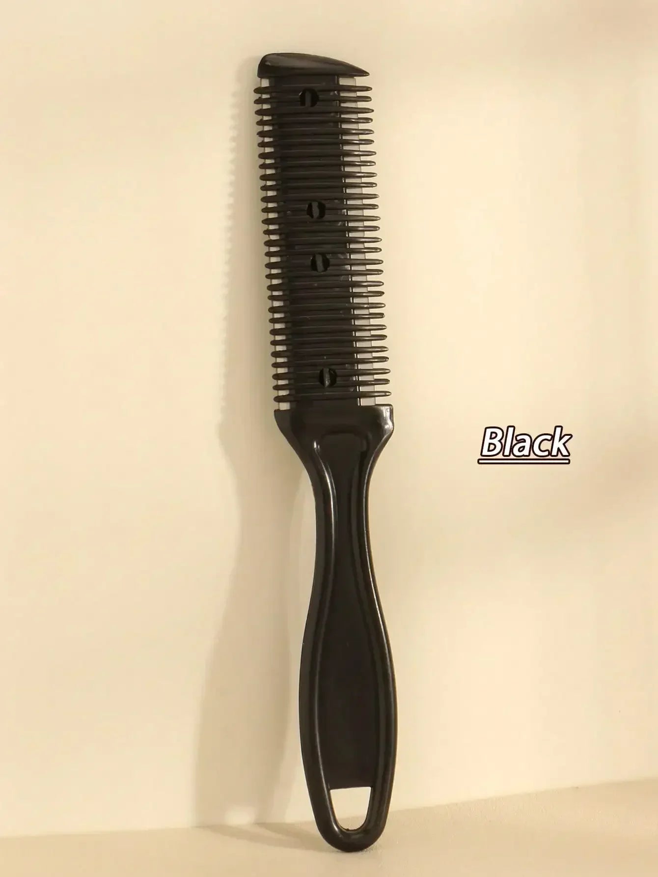 Double-Sided Double Blade Barber Comb, 1pc Thinning Razor Comb, Thinning Comb, Slim Hair Trimming Comb, With Thin