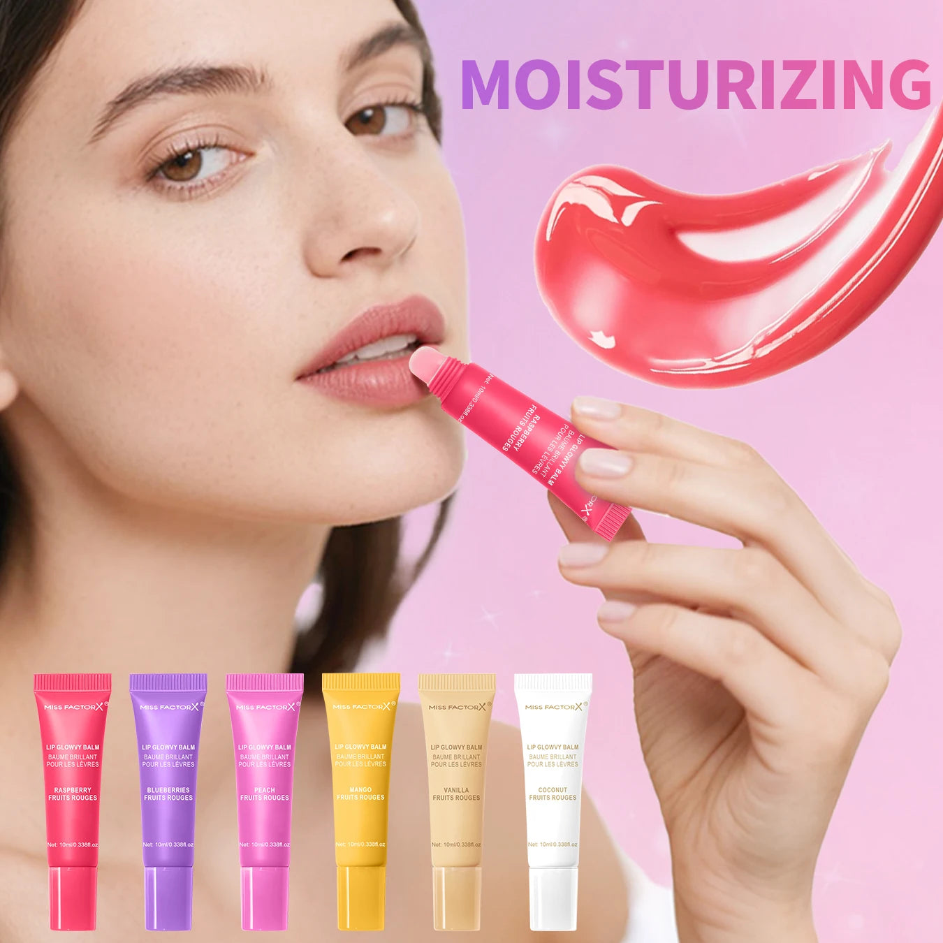 24pcs/box Jelly Lip Gloss - Moisturizing Lip Oil, Cream Texture, Liquid Form, Women's Unique Gift