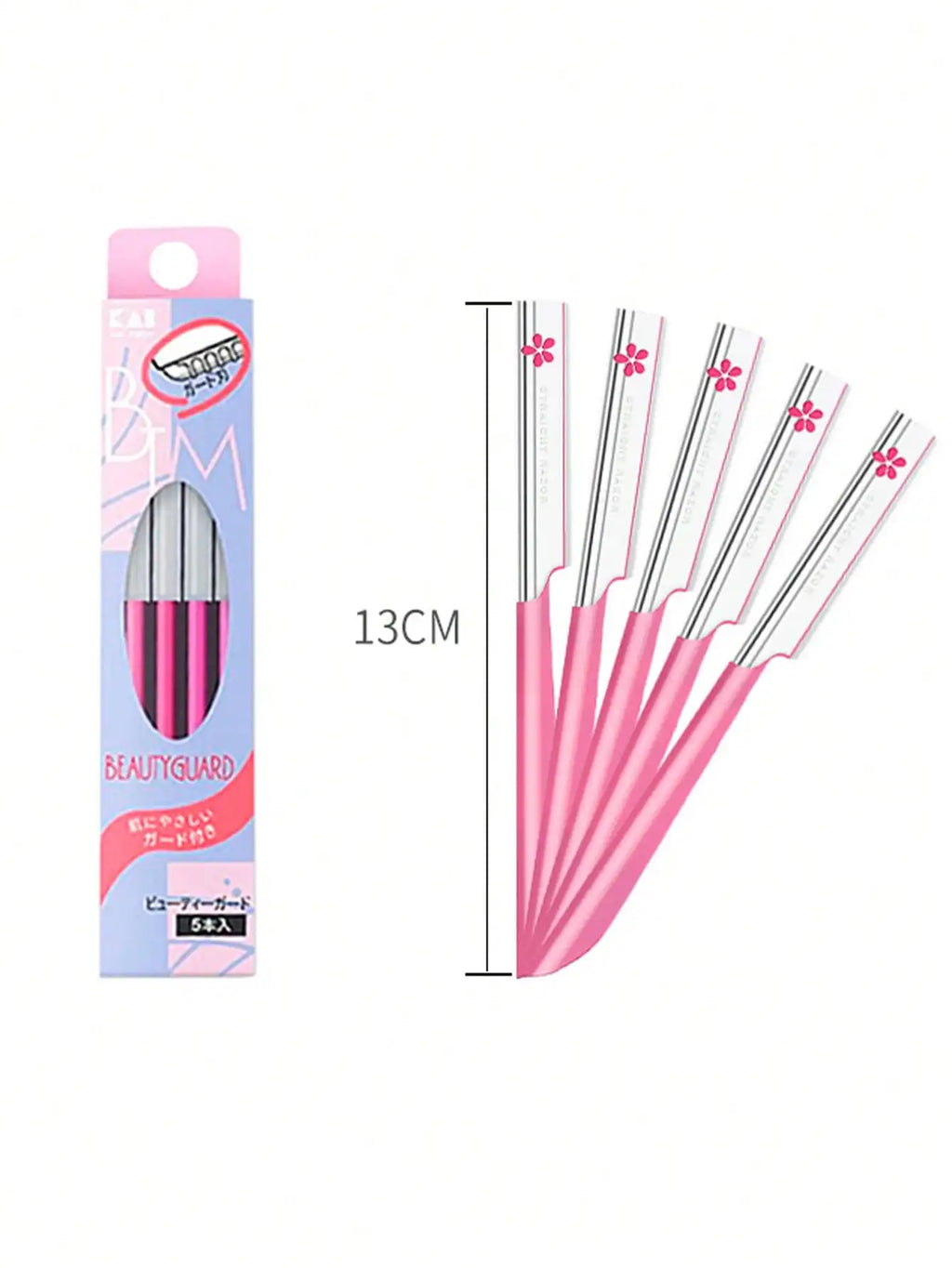 5pcs  Women Face Care Razors Eyebrow Epilator Makeup Shaver Knife Eyebrow Hair Removal Steel Blade Facial Eyebrow Razor Trimmer