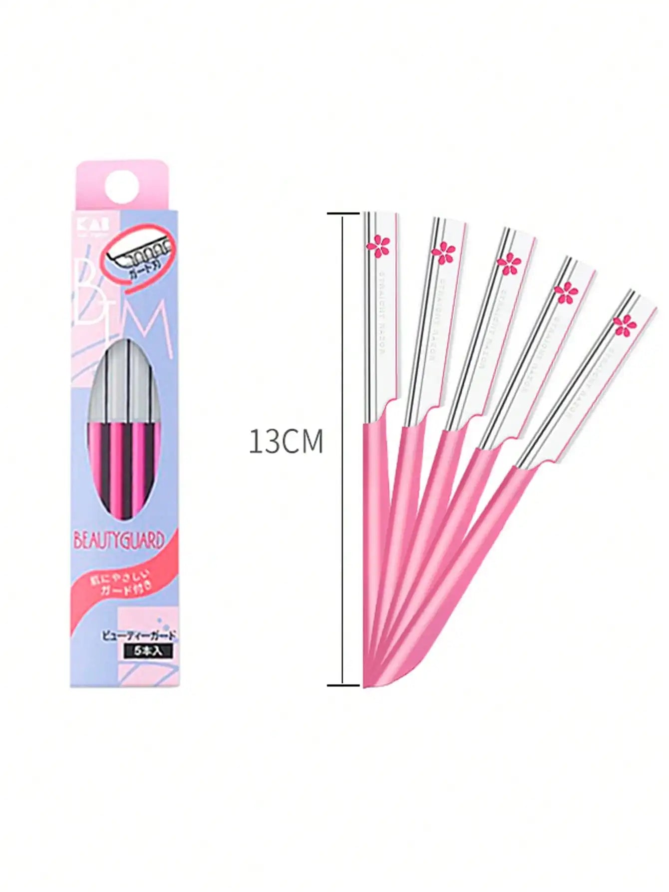 5pcs  Women Face Care Razors Eyebrow Epilator Makeup Shaver Knife Eyebrow Hair Removal Steel Blade Facial Eyebrow Razor Trimmer
