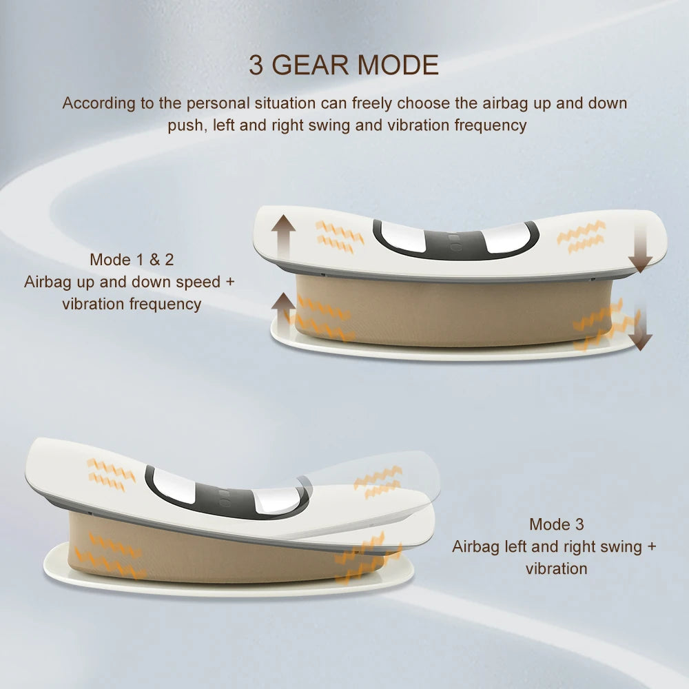 Electric Lumbar Traction Massager Waist masajeador Adjustable Vibration Waist Massager Waist Spine Support Back Massage Machine