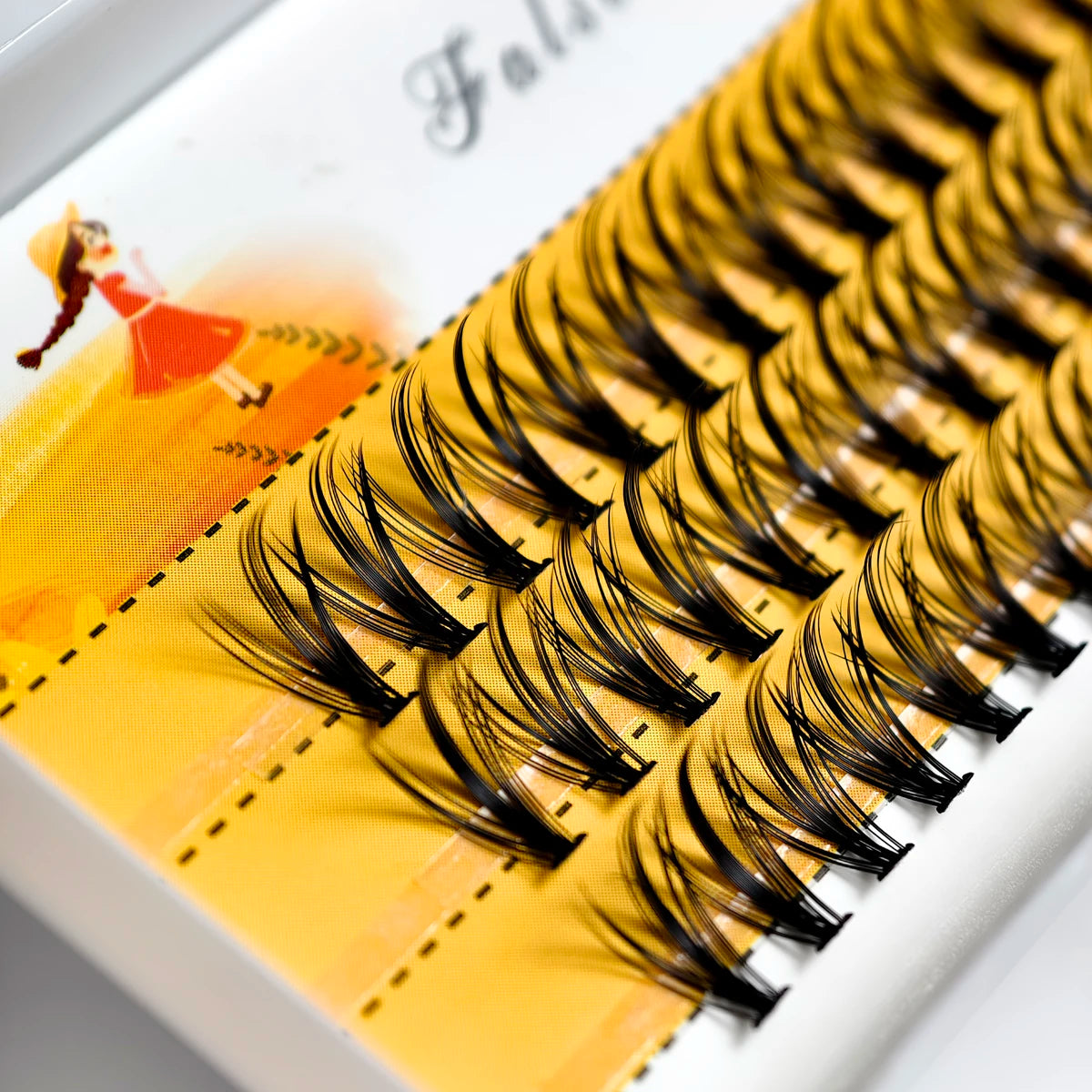 20D/30D Mink Eyelashes 1 Box /60 Bundles Natural Eyelashes Extension 3D Russia Individual Eyelash Cluster Makeup Tools Eye Black