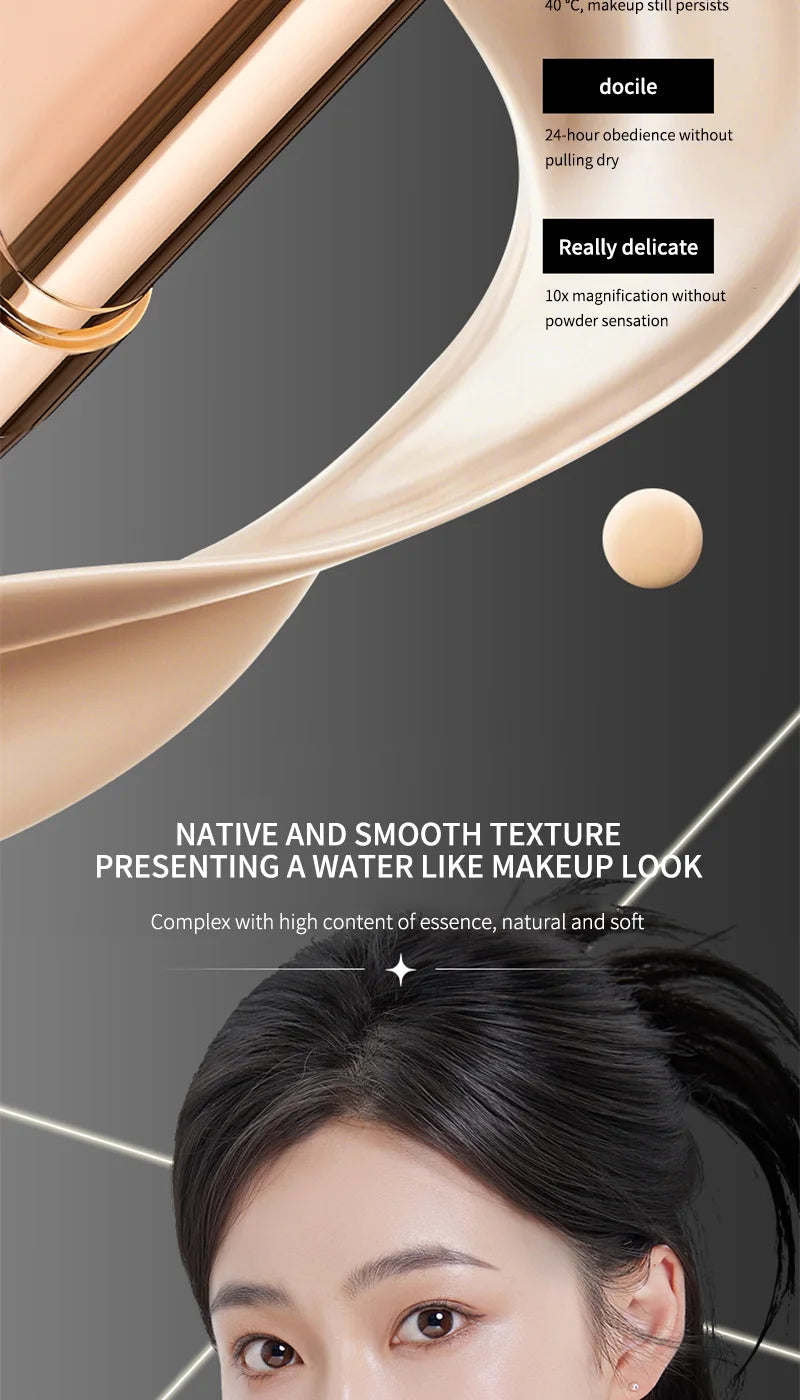 Base makeup foundation stick - Fully moisturizes and covers acne, eyes and stains, convenient for travel